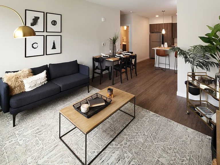 Living and dining area