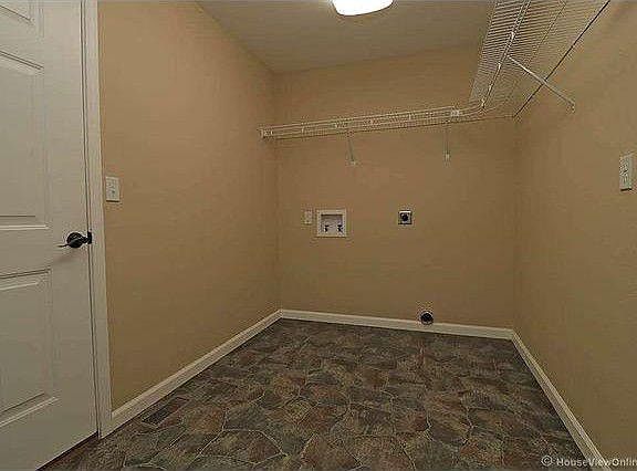 Laundry off of garage