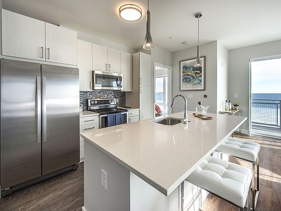 Kitchen with Ocean View