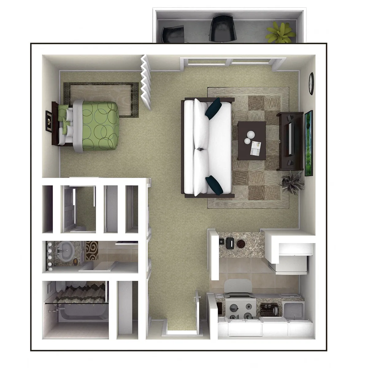 Floor plan Residence 1H Luxury
