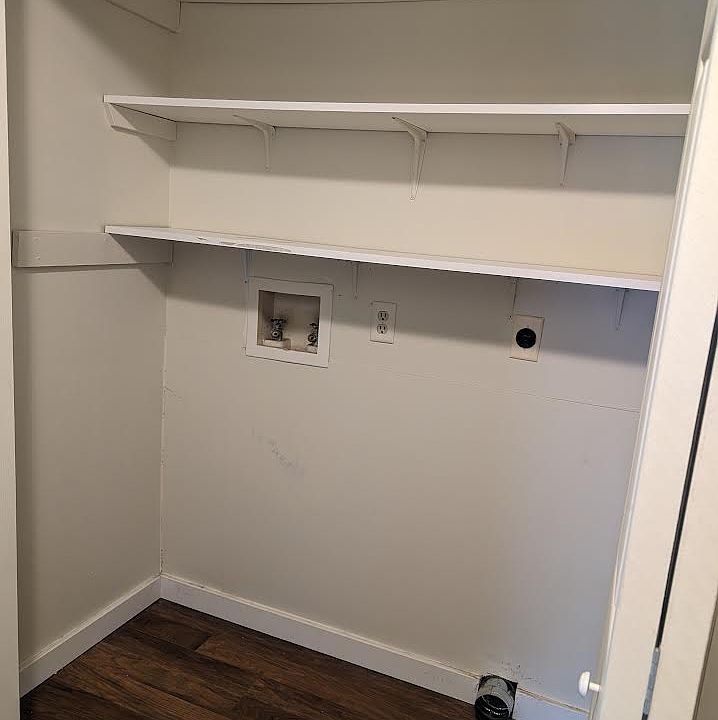 Washer and dryer hookups