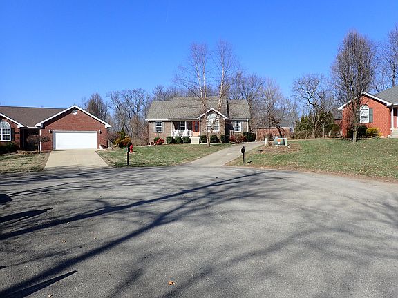 View from cul-de-sac 