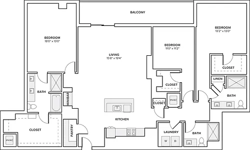 Floor plan PH2