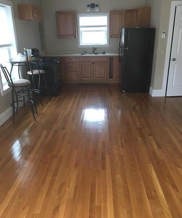 View of kitchen area from living room
