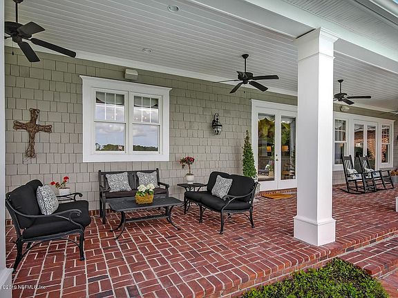 French doors to porch make easy access
