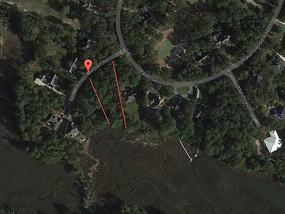 Aerial view lot (red lines)