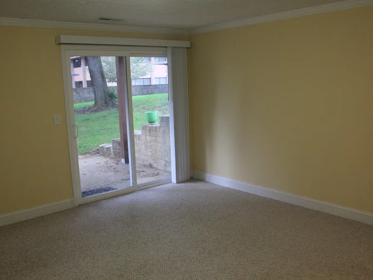 Basement room with walk out to private patio