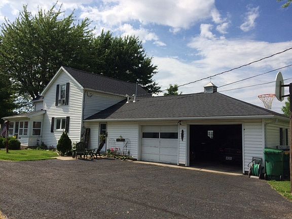 Two car attached garage