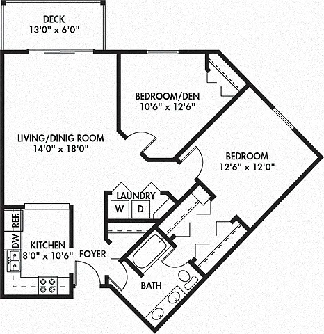 Floor plan 1B