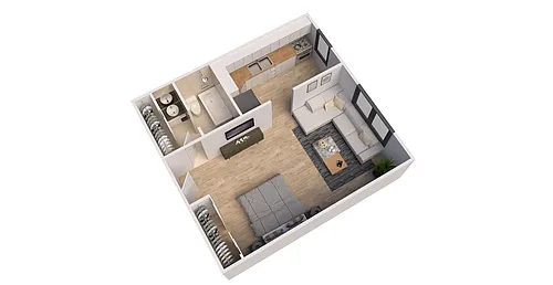 Floor plan Studio