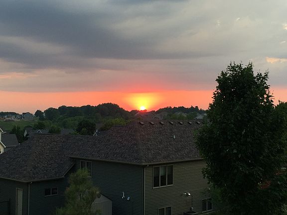 Sunset off deck