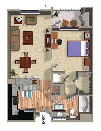 Floor plan A1