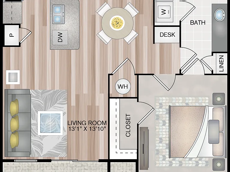 A3 floor plan High Point Uptown