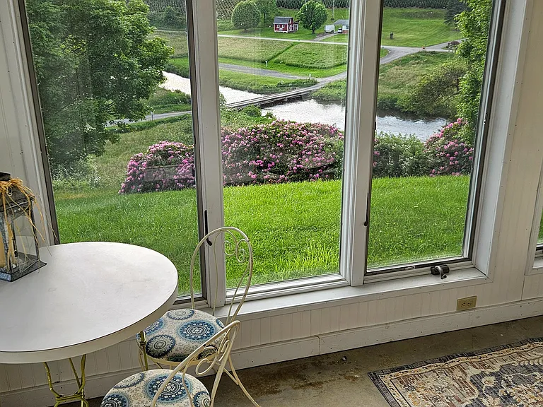 Sunroom with river view