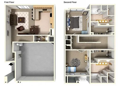 Floor plan 2X25