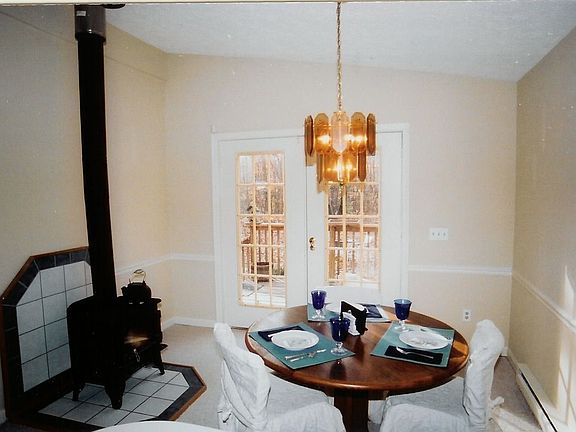 Breakfast Room w/Wood Stove