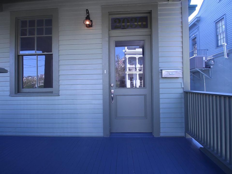 Front door and porch