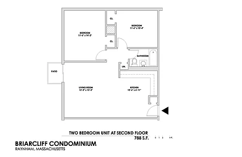 Floor plan 2nd Floor 2 Bedroom