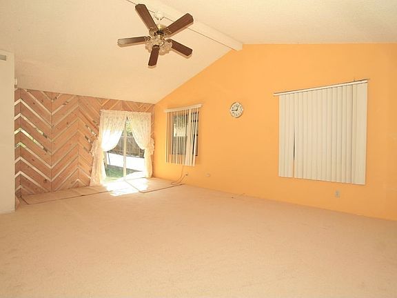 Large family room with high ceilings