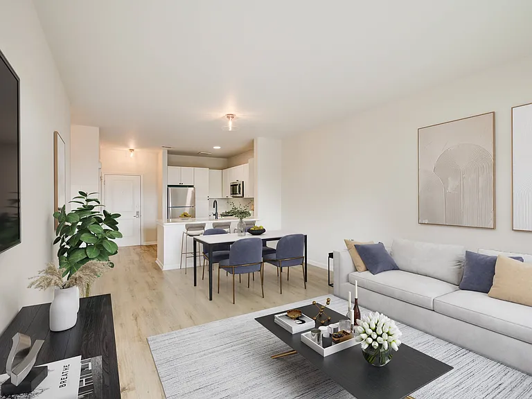Open concept floorplan