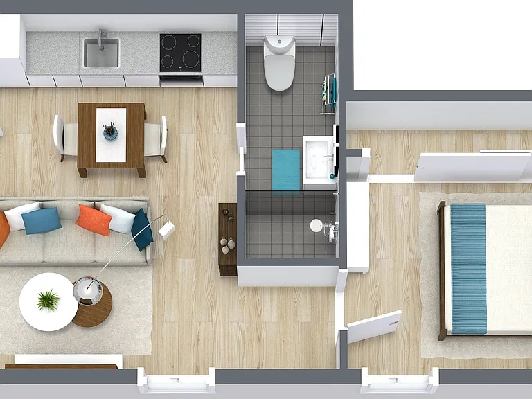 The Crest |NEWLY Renovated Studios, Lofts, 1, 2 & 3 Bedroom Homes Near the Beach — Photo 7