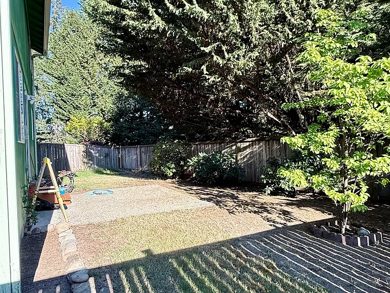 Backyard right side angle in long view