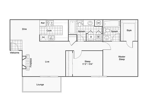 Floor plan B3