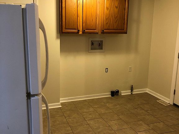Kitchen, with space for a washer and dryer