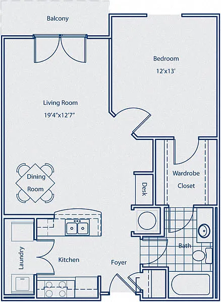 Floor plan A1D