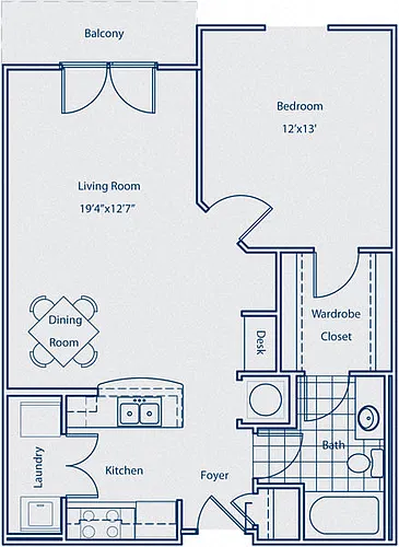 Floor plan A1D