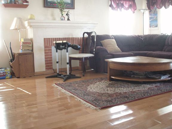 Bright and airy living room