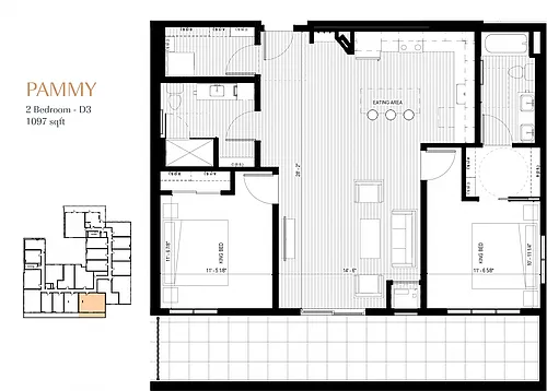 Floor plan Pammy