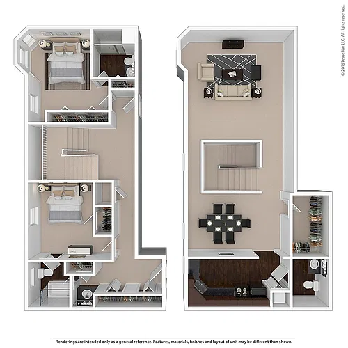 Floor plan B19 Richelieu Townhome