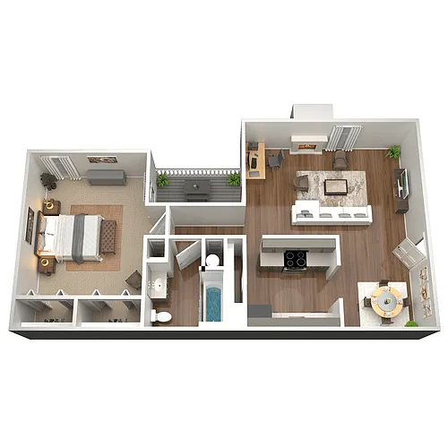 Floor plan A1 - Courtside
