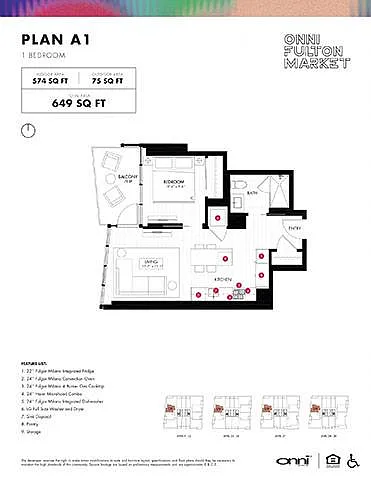 Floor plan Plan A1