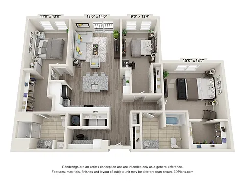 Floor plan Peridot