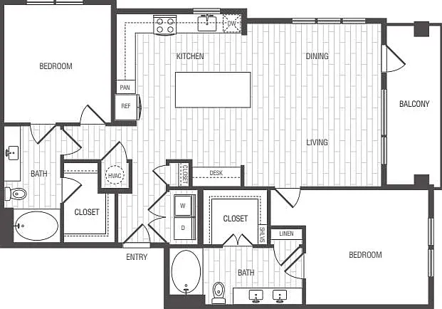 B2: 2bed 2bath B2: 2bed 2bath