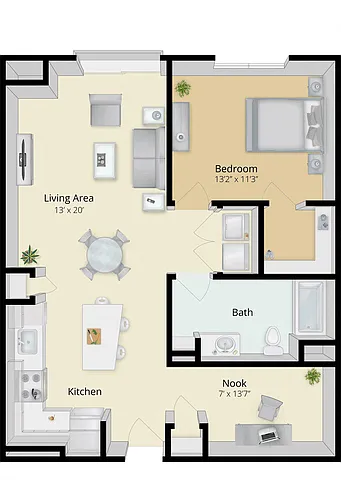 Floor plan 1C