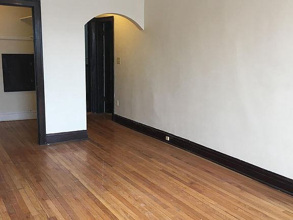 Closet, bathroom and entry door