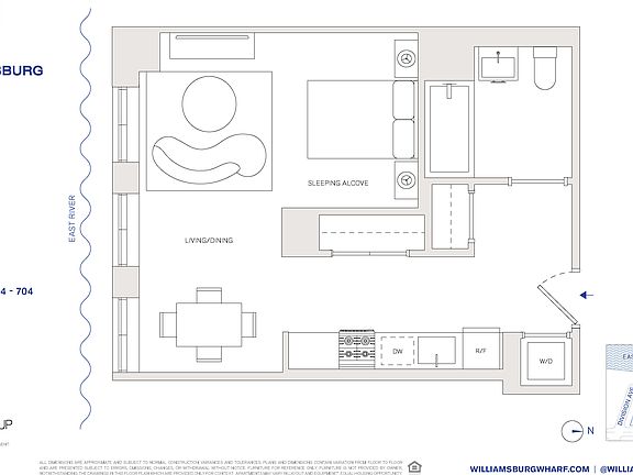 2nd image of 482 Kent Ave #604