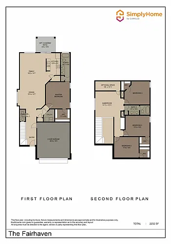 Floor plan 9502 Yellow Rose Drive