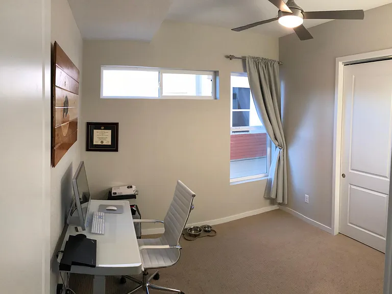 2nd Floor Bedroom with closet/fan