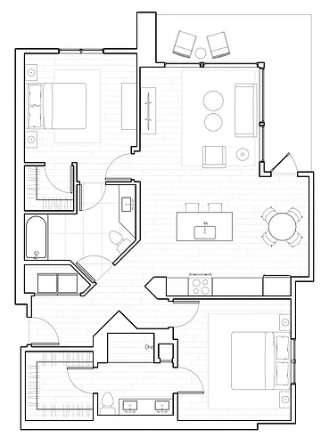 Floor plan B TWO