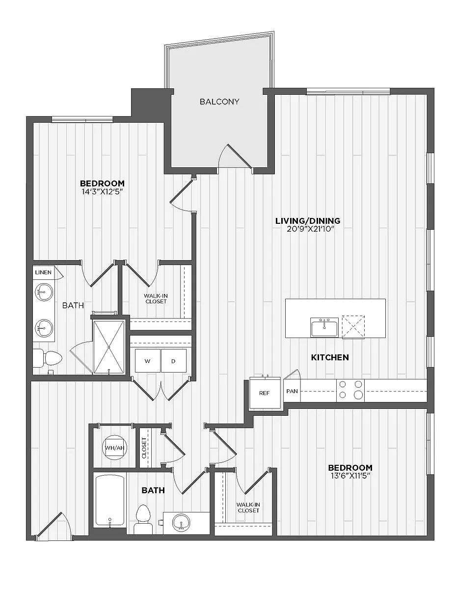 Floor plan B3M2