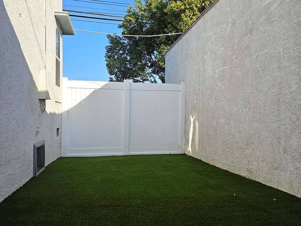 Private backyard