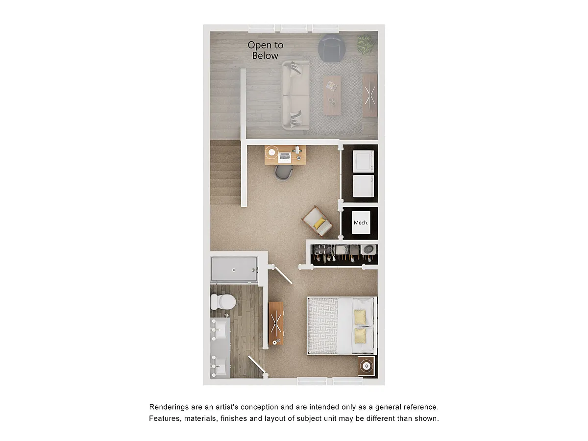Floor plan Townhome THB