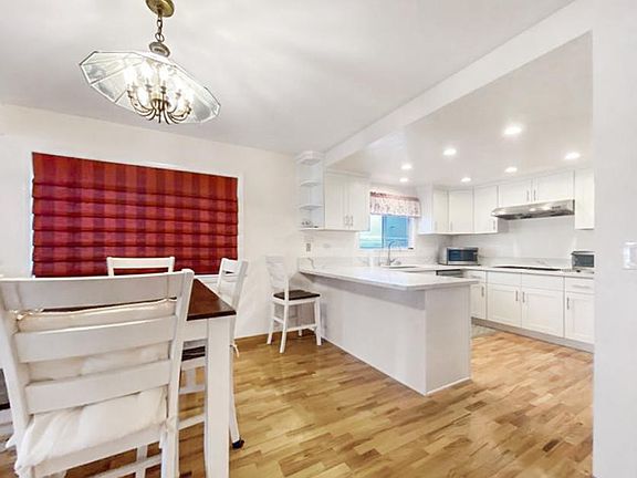 Dining area and kitchen