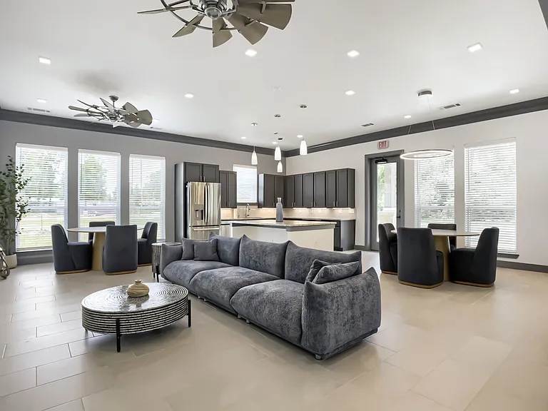 lounging area