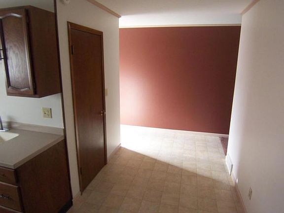 Coat closet, dining area