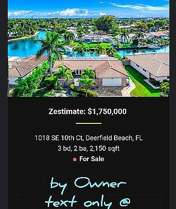Text Owner/Agent for appt.